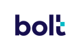 bolt logo white background cyan on right-2